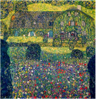 Country House On Attersee Lake, Upper Austria, 1914 - Gustav Klimt Painting